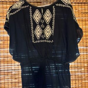 Yoana Baraschi Blue and Cream shirt